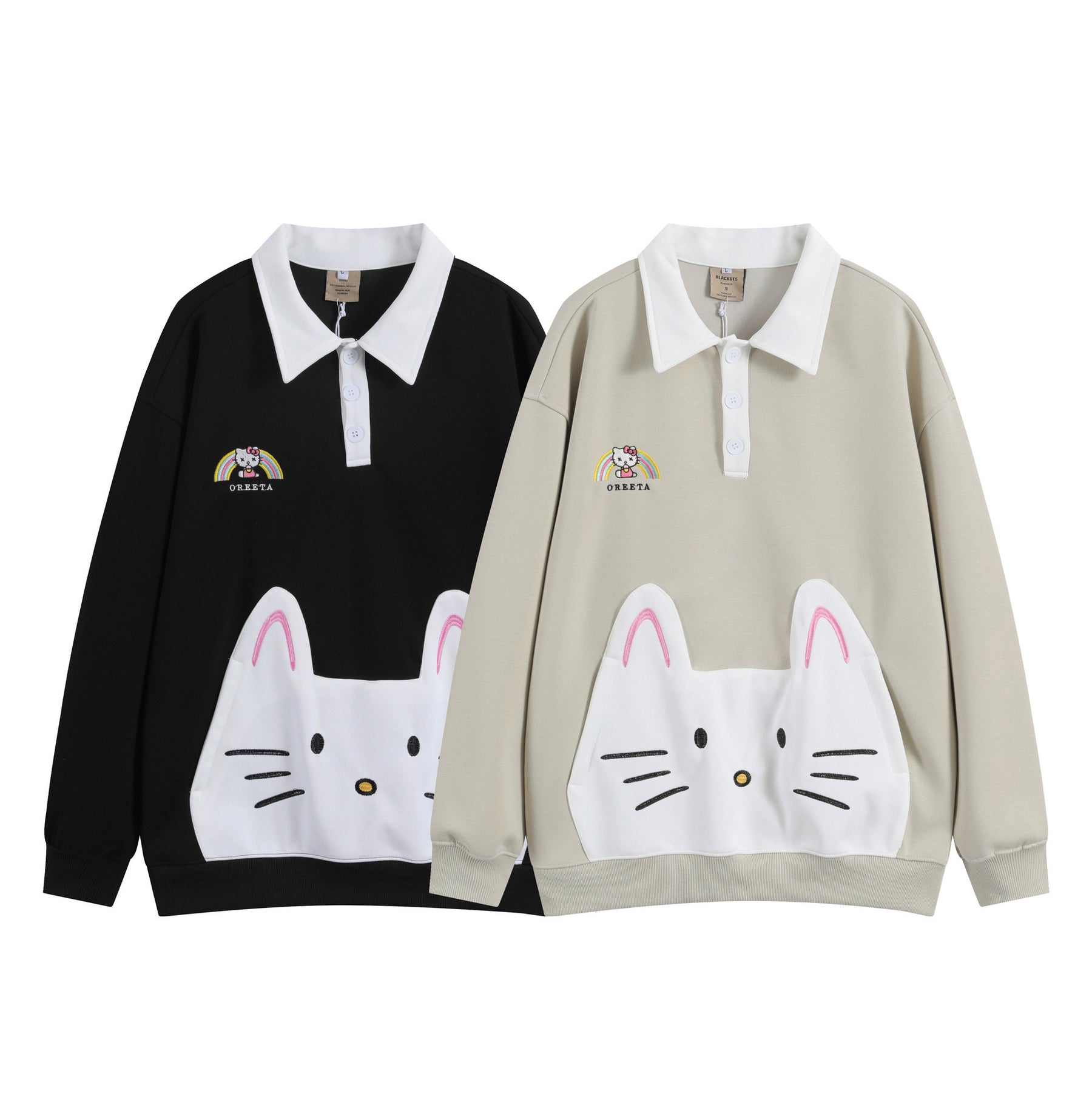 American Cat Patch Sweater