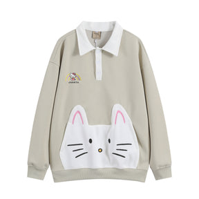 American Cat Patch Sweater