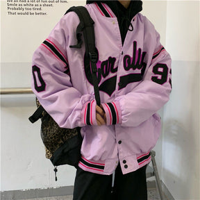 Vintage Harajuku Jacket Hip Hop Loose Jacket Women