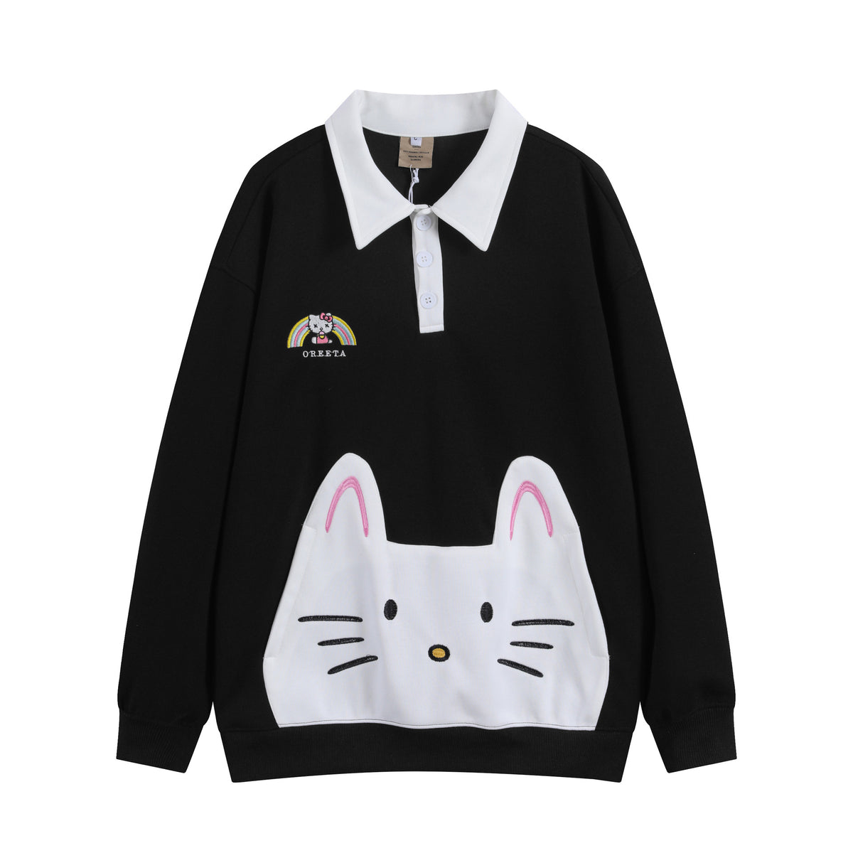 American Cat Patch Sweater